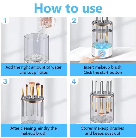 Reusable Makeup Brush Cleaner